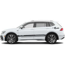 Belettering Zijstrepen Vinyl Decal Kit voor Volkswagen Tiguan_5