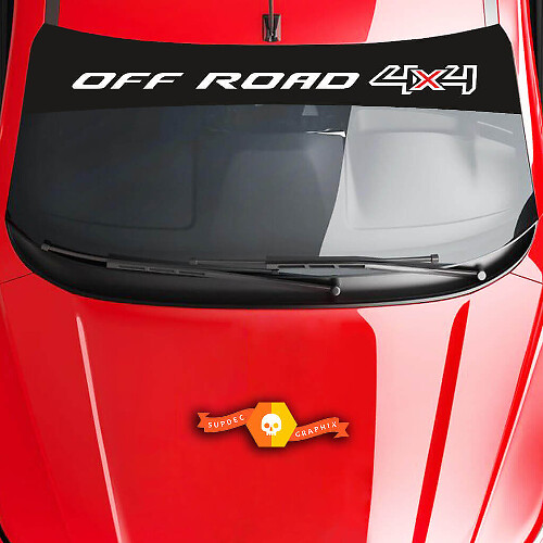 4x4 Offroad Stijl Voorruit Vinyl Sticker voor Auto's_1