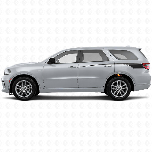Aflopende Achterzijde Strepen Vinyl Decal Set voor Dodge Durango 2011+