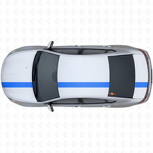 Racing Stripe Bovenste Zij Vinyl Decal Kit voor Dodge Dart 2013+_2