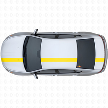 Racing Stripe Bovenste Zij Vinyl Decal Kit voor Dodge Dart 2013+_5