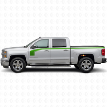 Hockey Stick-stijl met lage outline zij vinyl decal kit voor Chevy Silverado 1500 2014+_3