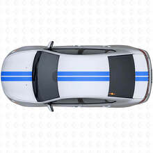 Dubbele Centrale Omtrekstrepen Bovenzijde Vinyl Decal Kit voor Dodge Dart 2013+_2