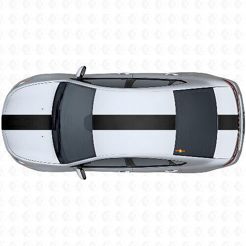 Breed Racing Stripe Bovenste Zij Vinyl Decal Kit voor Dodge Dart 2013+