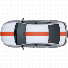Breed Racing Stripe Bovenste Zij Vinyl Decal Kit voor Dodge Dart 2013+_4