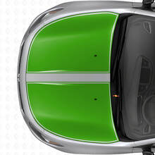 Set vinylstickers voor dubbele blackout-omlijning op motorkap voor Dodge Dart 2013+_3