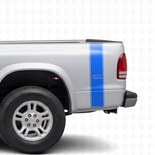 Sport 4x4 Omlijnde Strepen Achterzijde Vinyl Decal Kit voor Dodge Dakota 1997+_2