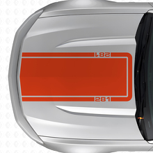 281 Motorkap Omtrekstreep Vinyl Decal voor Musclecar Musclecarmodel Mach 1 2010-20_4