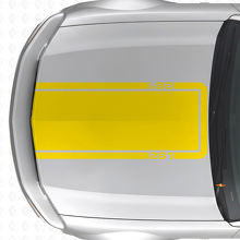 281 Motorkap Omtreklijnstreep Vinyl Decal voor Musclecar Musclecarmodel Mach 1 2005-09_5