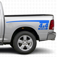 4x4 Off Road Achterzijstripes Vinyl Decal Kit voor Dodge Ram 2009-18_2