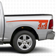 4x4 Off Road Achterzijstripes Vinyl Decal Kit voor Dodge Ram 2009-18_4