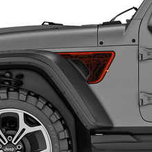 392 Final Edition Ventilatierooster Vinyl Decal Kit voor Jeep Wrangler Rubicon_2
