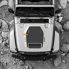 Mat Zwarte Motorkapvent Vinyl Sticker voor Jeep Wrangler_2