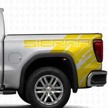 Bedrukt verouderde stijl vinyl stickerkit voor zijbed GMC Sierra 2019_5