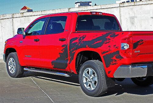 Modderspatbeschermer Vinyl Decal Set voor Toyota Tacoma