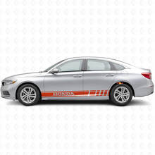 Gemerkt Racestrepen Zij Vinyl Decal Sticker voor Honda Civic_4