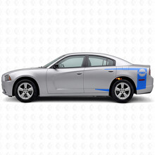 Custom Tail Band Strepen Zijvinyl Sticker voor Dodge Charger 2011-2014_2