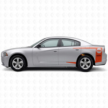 Custom Tail Band Strepen Zijvinyl Sticker voor Dodge Charger 2011-2014_4