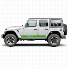 Aangepaste Omlijnde Strepen Zijvinyl Decal Sticker voor Jeep Wrangler 2018-2027_4