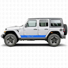Aangepaste rechte strepen zijvinyl sticker voor Jeep Wrangler 2018-2027_3