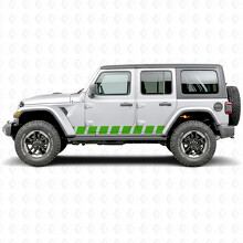 Blockstijl Strepen Zij Vinyl Decal Sticker voor Jeep Wrangler 2018-2027_4
