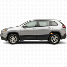 Rechte Strepen Zij Vinyl Decal Sticker voor Jeep Cherokee 2014-2023_2