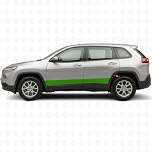 Rechte Strepen Zij Vinyl Decal Sticker voor Jeep Cherokee 2014-2023_4