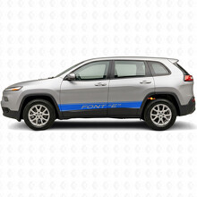 Aangepaste tekstopmaaksstrepen zij vinyl sticker voor Jeep Cherokee 2014-2023_3