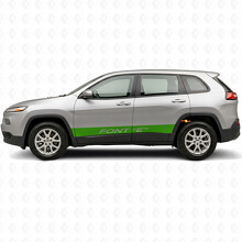 Aangepaste Rechte Strepen Zij Vinyl Decal Sticker voor Jeep Cherokee 2014-2023_5
