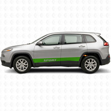 Sportletters Rechte Strepen Zij Vinyl Decal Sticker voor Jeep Cherokee 2014-2023_4