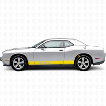 Sport Outline Strepen Zij Vinyl Decal Sticker voor Dodge Challenger_5