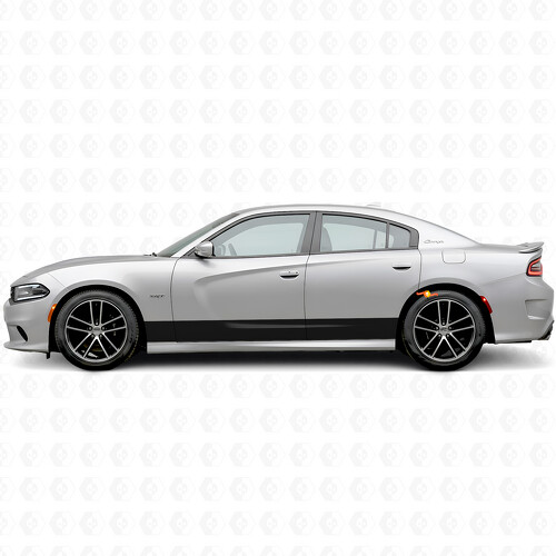 Rechte Strepen Zij Vinyl Decal Sticker voor Dodge Charger 2015-2026