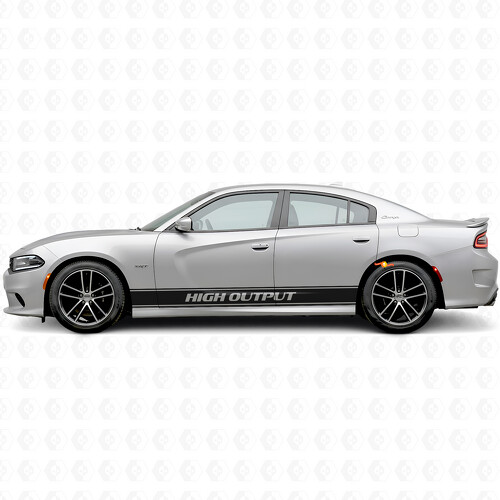 High Output Outline Strepen Zij Vinyl Decal Sticker voor Dodge Charger 2015-2026