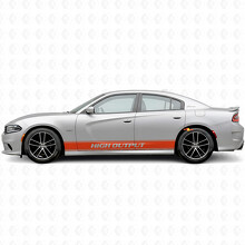 High Output Outline Strepen Zij Vinyl Decal Sticker voor Dodge Charger 2015-2026_4