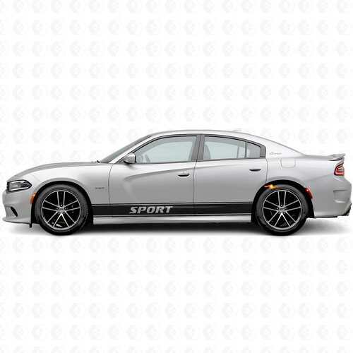 Sport Outline Strepen Zij Vinyl Decal Sticker voor Dodge Charger 2015-2026