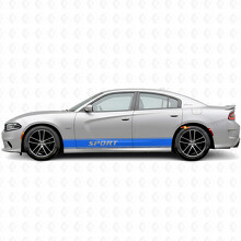 Sport Outline Strepen Zij Vinyl Decal Sticker voor Dodge Charger 2015-2026_2