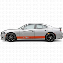 Sport Outline Strepen Zij Vinyl Decal Sticker voor Dodge Charger 2015-2026_4