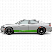 Sport rechte strepen zij vinyl decal sticker voor Dodge Charger 2015-2026_3
