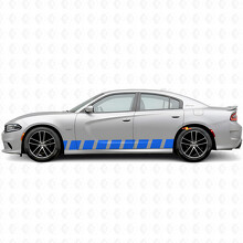 Blockstijl Strepen Zij Vinyl Decal Sticker voor Dodge Charger 2015-2026_2