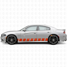 Blockstijl Strepen Zij Vinyl Decal Sticker voor Dodge Charger 2015-2026_4