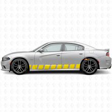 Blockstijl Strepen Zij Vinyl Decal Sticker voor Dodge Charger 2015-2026_5