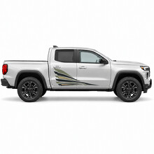Kestrel Wake Schuine Bladen Zijdeur Vinyl Decal Sticker voor GMC Canyon_2