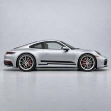 Heritage Ingelegde Strepen Zij Vinyl Decal Sticker voor Porsche 911 2020_2