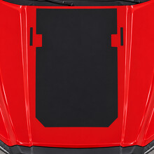 Trail Notch Blackout Motorkap Vinyl Decal Sticker voor RAM 2500 2021-2026_2