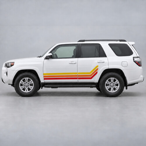 Heritage Low Sweep Strepen Zijvinyl Decal Sticker voor Toyota 4Runner N280 2009-2024_1