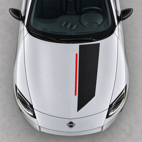 Offset Track Paneel Motorkap Vinyl Decal Sticker voor Nissan Z 2023_1