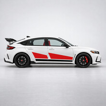 Apex Split Racing Graphics Zijvinyl Decal Sticker voor Honda Civic 2023_2