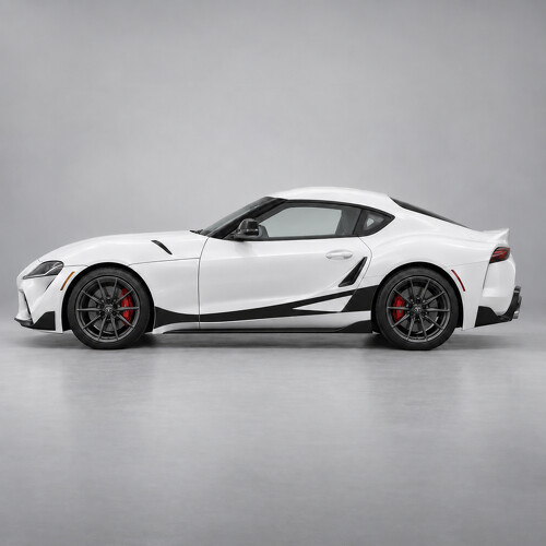 Open Sweep zij vinyl decal sticker voor Toyota Supra 2020-2026_1