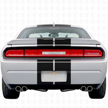 Dubbele Strepen met Aangepaste Tekst Volledige Kit Vinyl Decal Sticker voor Dodge Challenger 2008-2014_3