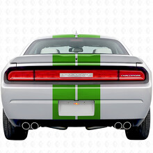 Dubbele Strepen met Aangepaste Tekst Volledige Kit Vinyl Decal Sticker voor Dodge Challenger 2008-2014_9